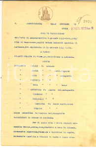 Documento originale, autentico 1933 LATISANA (UD) Famiglia MORSANUTTO vende terra a Giuseppe ORLANDI ORLANDO 1