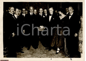 Fotografia d'epoca originale 1924 ROMA Vittorio SCIALOIA inaugura corsi estivi per studenti stranieri *FOTO 1