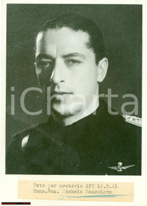 Fotografia d'epoca originale 1941 Michele PASCOLATO Console Nazionale RITRATTO 1