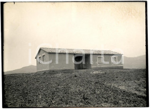 Fotografia d'epoca originale 1940 SIRACUSA Le nuove case coloniche dopo la BONIFICA 1