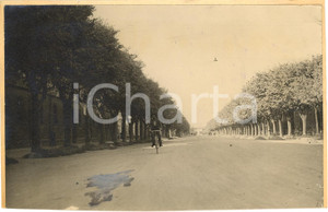 Fotografia d'epoca originale 1935 circa MODENA Viale regina MARGHERITA foto animata 1