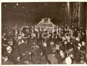 Fotografia d'epoca originale 1937 MILANO Traslazione delle reliquie di SANT'AQUILINO 1