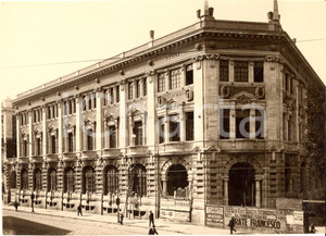 Fotografia d'epoca originale 1929 CATANIA La costruzione del Palazzo della Posta 1