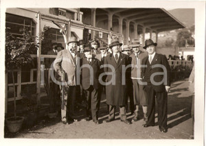 Fotografia d'epoca originale 1932 SANREMO Console Bruno CITTADINI Orazio PAREA alle gare di tiro al piccione 1