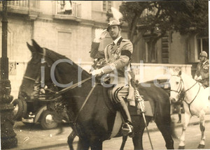 Fotografia d'epoca originale 1935 circa NAPOLI UMBERTO II per il genetliaco del Re 1