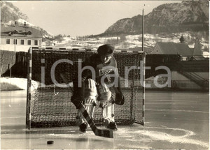 Fotografia d'epoca originale 1936 CORTINA D'AMPEZZO Inaugurazione stagione di hockey 1