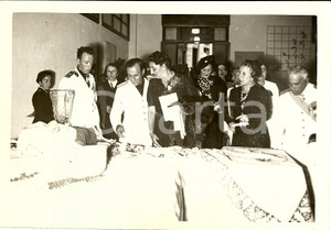 Fotografia d epoca originale 1938 NAPOLI Inaugurazione mostra dell ECONOMIA DOMESTICA Foto CARBONE 1