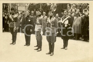 Fotografia d epoca originale 1928 MILANO Cerimonia pubblica con alti esponenti del PNF Fotografia 18x13 1