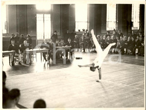Fotografia d'epoca originale 1936 MILANO Esercizi liberi atletica ITALIA - GERMANIA 1