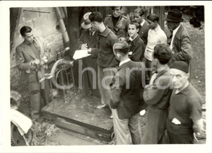 Fotografia d'epoca originale 1936 MILANO Campionati canottaggio *Pesa dei timonieri 1