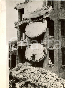 Fotografia d epoca originale 1938 CANTON CHINA SinoJapanese War Palazzi distrutti da bombardamento FOTO 1