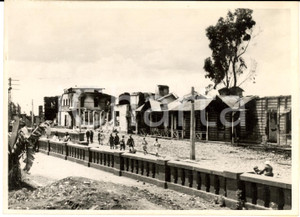 Fotografia d epoca originale 1936 Addis Abeba distrutta dalla truppa etiope, FOTO 1