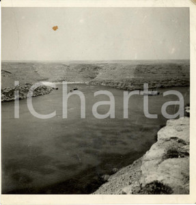 Fotografia d epoca originale 1940 PORTO BARDIA LIBIA WW2 Incrociatori nel golfo 1