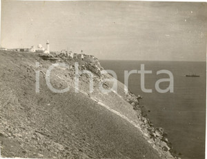 Fotografia d epoca originale 1940 PORTO BARDIA LIBIA Panorama della cittÃ  VERA FOTO 1