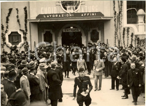 Fotografia d epoca originale 1935 MILANO Padiglione cuoio e calzature FIERA CAMPIONARIA Fotografia 1