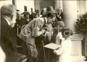 Fotografia d epoca originale 1932 MILANO UMBERTO II al convitto bimbi gracili AFFORI 1