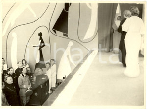 Fotografia d epoca originale 1935 MILANO Fiera Campionaria  Umberto II sfilata padiglione ITALRAYON Foto 1