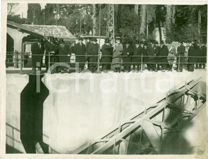 Fotografia d epoca originale 1929 TIVOLI RM Il Re inaugura impianti idroelettrici sull ANIENE Fotografia 1