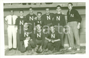 Fotografia d epoca originale 1936 NAPOLI Squadra del Napoli vincitrice Littoriali PALLANUOTO Fotografia 1