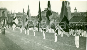 Fotografia d epoca originale 1936 MILANO Littoriali Sfilata atleti all ARENA CIVICA Fotografia 1