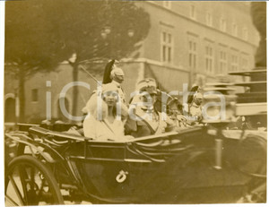 Fotografia d epoca originale 1930 Roma PRINCIPI PIEMONTE giungono Piazza Venezia a MILITE IGNOTO Fotografia 1