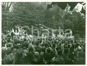 Fotografia d epoca originale 1938 MILANO La festa dell uva ai Giardini Pubblici FOTOGRAFIA 1