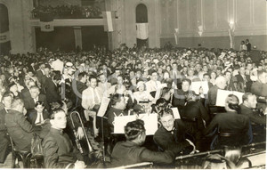 Fotografia d epoca originale 1936 CORDOBA Concerto a teatro per italiani emigrati in ARGENTINA Fotografia 1