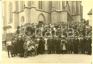 Fotografia d epoca originale 1934 SCIAFFUSA Console Vittorio BIANCHI Marcel PILETGOLAZ Federazione ELVETICA 1