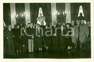 Fotografia d epoca originale 1936 GENOVA Ministro Hans FRANK ricevuto in Municipio Fotografia 1