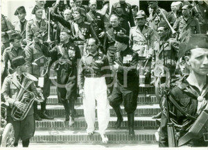 Fotografia d epoca originale 1935 GENOVA Achille STARACE alla sede CESARE BATTISTI Fotografia 1
