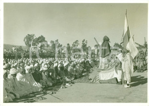 Fotografia d epoca originale 1937 HARAR ETIOPIA A.O.I. Capo musulmano chiude periodo RAMADAN Fotografia 1