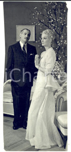 Fotografia d epoca originale 1939 ROMA TEATRO Luigi CARINI e Sarah FERRATI in  Carte in tavola  Foto 1