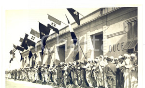 1937 AOI ADDIS ABEBA (ETIOPIA) Indigeni festeggiano 1° Annuale Fondazione Impero