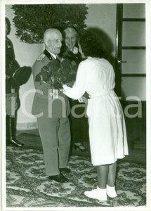 Fotografia d epoca originale 1939 MILANO Re VITTORIO EMANUELE III alla Fiera di SANTA CATERINA Fotografia 1