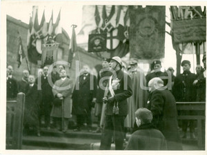 Fotografia d epoca originale 1934 MILANO Celebrazione XV Annuale Combattenti e Reduci Fotografia 1