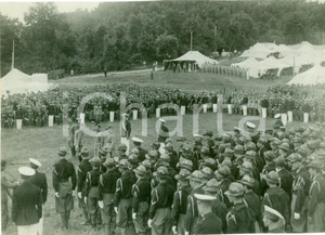 Fotografia d epoca originale 1932 ROMA Messa al campo allievi capi centuria avanguardisti FOTOGRAFIA 1