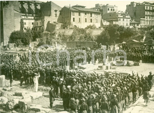 Fotografia d epoca originale 1931 ROMA Prima lezione al corso capicenturia al FORO ROMANO Fotografia 1