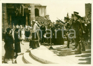 Fotografia d epoca originale 1939 ROMA Benedizione dei gagliardetti delle scuole sul CAMPIDOGLIO Fotografia 1