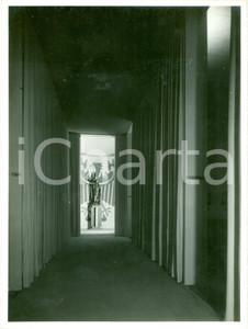 Fotografia d epoca originale 1936 VATICANO Corridoio CECOSLOVACCHIA  Esposizione mondiale stampa cattolica 1
