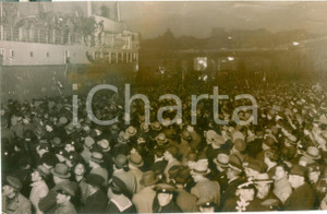 Fotografia d epoca originale 1936 NAPOLI Piroscafo LEONARDO DA VINCI parte con gerarchi per AFRICA ORIENTALE 1