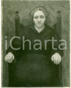 Fotografia d epoca originale 1933 MILANO GALLERIA MILIONE Giulia ZEISEL CIAMPOLINI Fotografia coeva quadro 1