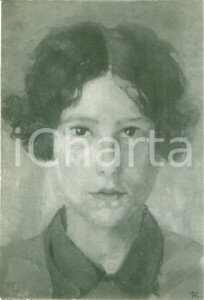 Fotografia d epoca originale 1936 MOSTRE D ARTE Nicola FEBO Mariella Fotografia coeva del quadro 1