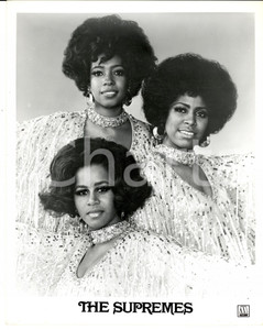 Fotografia d epoca originale 1970 ca Ritratto delle SUPREMES con Diana ROSS Fotografia SERIALE 18x24 cm 1