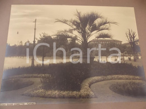 Fotografia d epoca originale 1940 ca TORINO Veduta dei GIARDINI REALI Foto ed. Guido COMETTO 1