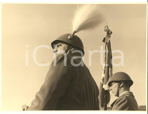 Fotografia d epoca originale 1940 ca MILANO ? Reggimento ARTIGLIERIA Ufficiali a una cerimonia Foto 1