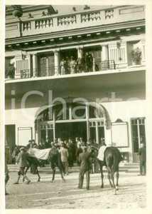 Fotografia d epoca originale 1938 ROMA Vittorio Emanuele III al Gran Premio Reale delle CAPANNELLE Fotografia 1
