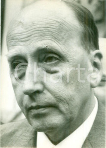 Fotografia d epoca originale 1960 ca PARIS FRANCE Sindacalista AndrÃ© MALTERRE in conferenza stampa Foto 1