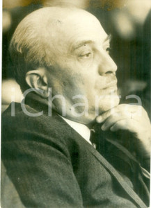 Fotografia d epoca originale 1963 ROMA Amintore FANFANI leader DC spera nella vittoria alle elezioni Foto 1