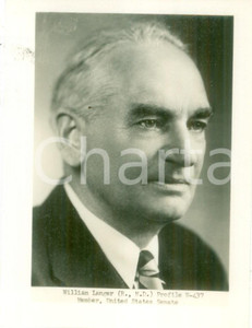 Fotografia d epoca originale 1945 ca USA William LANGER Member of the United States Senate Fotografia 1