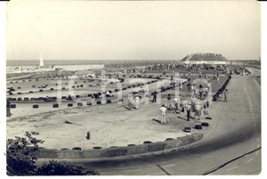 Fotografia d epoca originale 1980 ca FANO Circuito di kart durante una gara Fotografia VINTAGE 18x13 cm 1